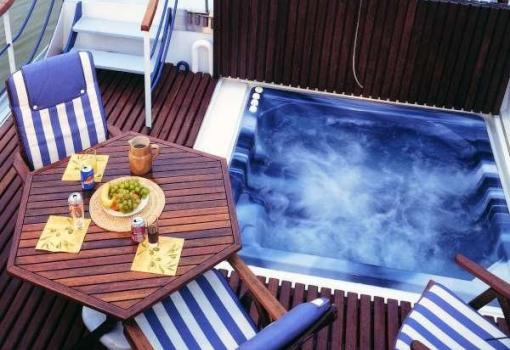 El Jacuzzi es el lugar ideal para relajarse